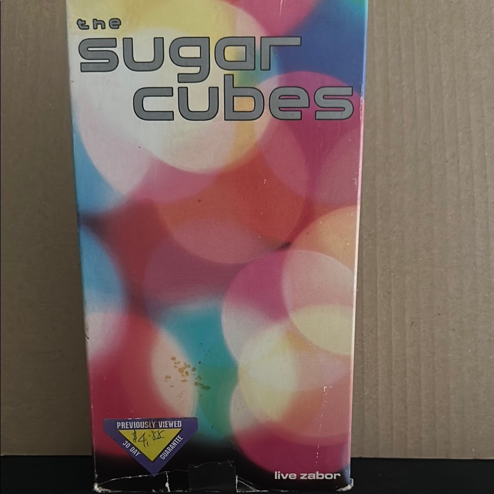 The Sugar Cubes: Live Zabor VHS
VHS Tape